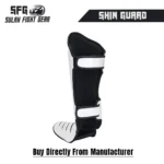 White Shin Guard Thai Boxing
